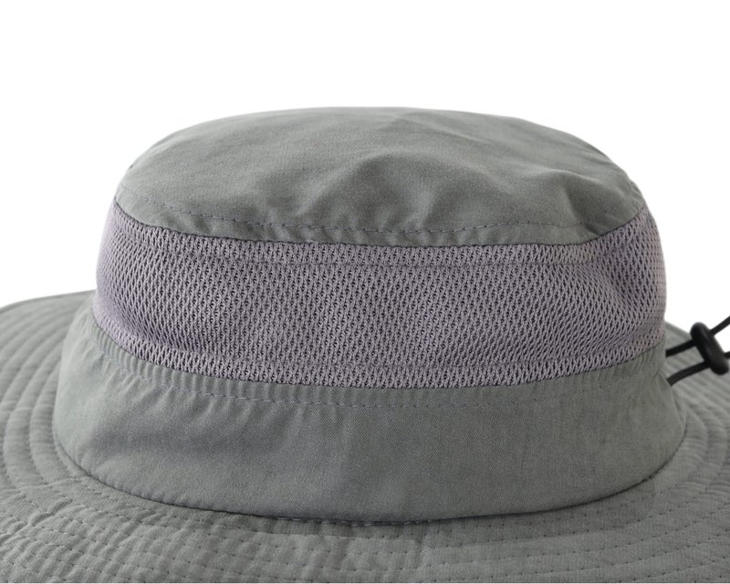Connectyle Toddler Sun Hat for Kids Large Brim, Deep Grey, 2-6T - Image 2